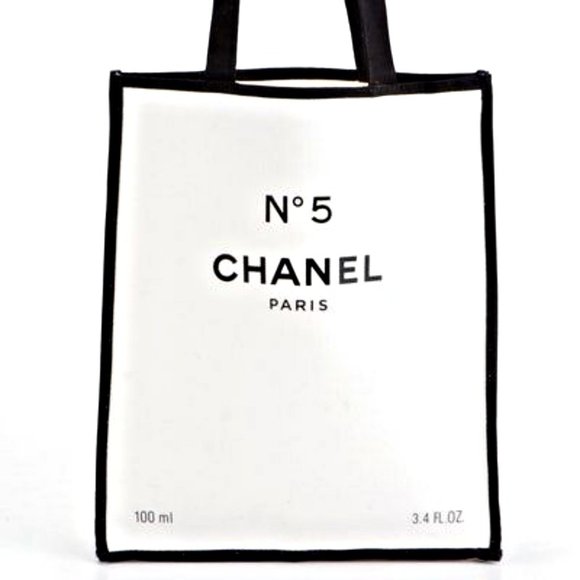 NEW CHANEL Factory N°5 100th Anniversary Collection Canvas Tote Limited Edition - Picture 1 of 10